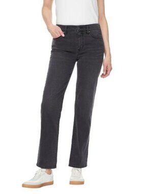 Hudson Women's Straight Leg Jean, Black, Size 16